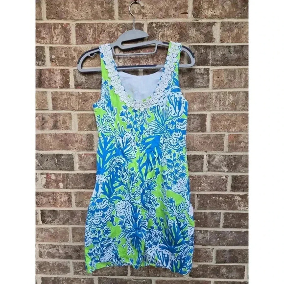 Lilly Pulitzer Casey Shift Dress Size 4 - Picture 4 of 6